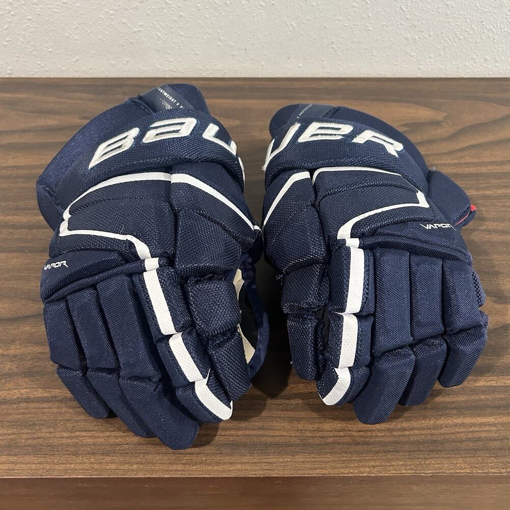 Bauer Vapor 3X Pro Ice Hockey Gloves 13”/33cm Navy White Thermo Max+ Lightweight